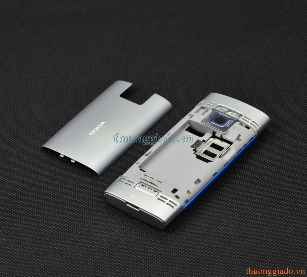 Vỏ Nokia X2-00 màu trắng xanh